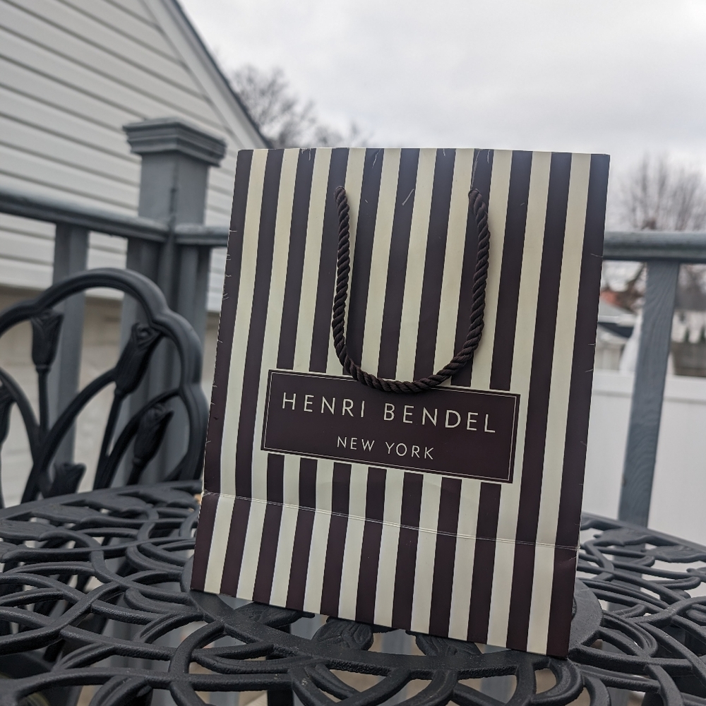 RARE Henri Bendel Signature Shopping Bag
